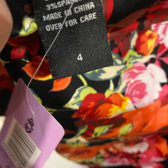 Torrid Peplum Floral Strapless Top - Picture 3 of 3